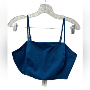 Signedblake The Drop Blue Sapphire Bralette Top Size Medium New